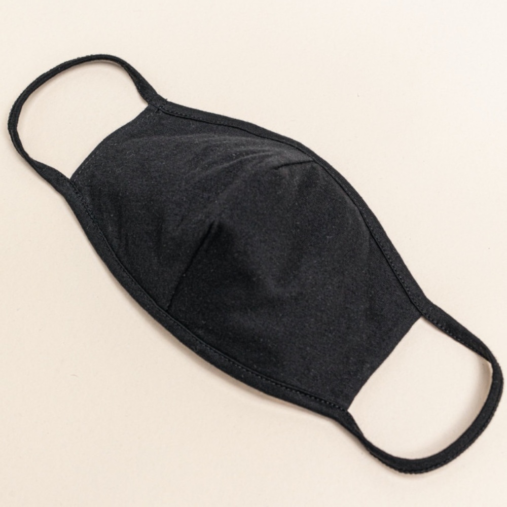 2 for $18 Black Face Mask